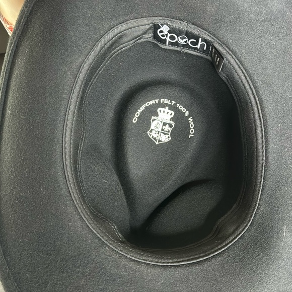 Vintage Epoch Black Wool Fedora Hat - Picture 15 of 16